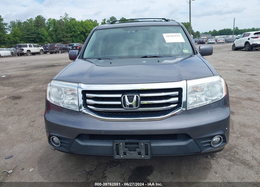 2014 HONDA PILOT TOURING VIN: 5FNYF4H95EB042393