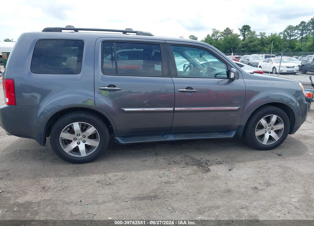 2014 HONDA PILOT TOURING VIN: 5FNYF4H95EB042393
