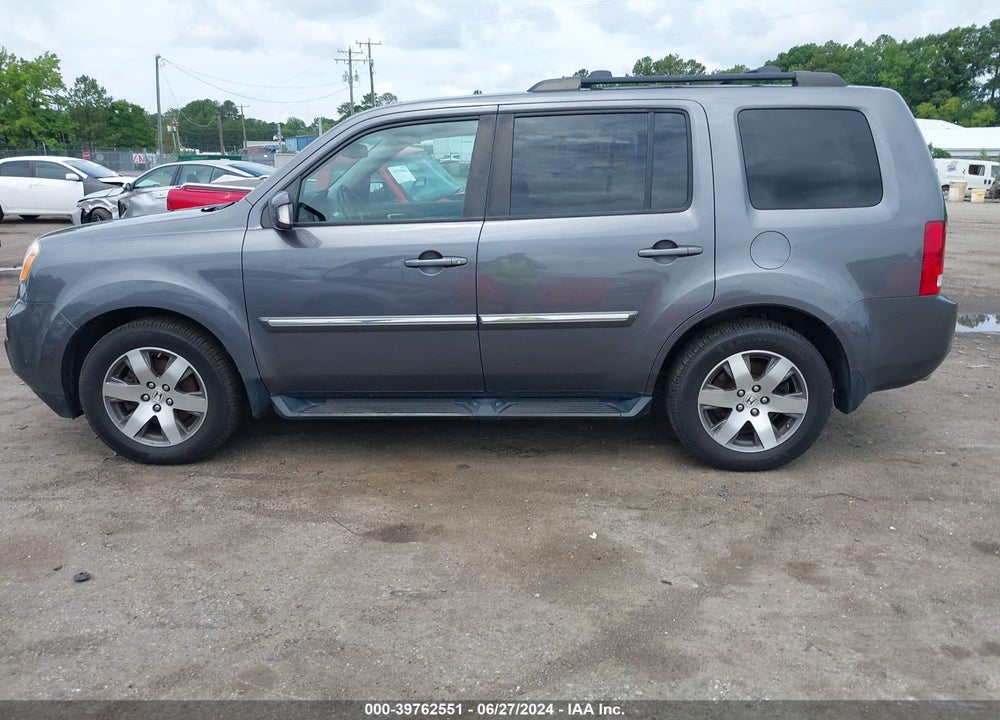 2014 HONDA PILOT TOURING VIN: 5FNYF4H95EB042393