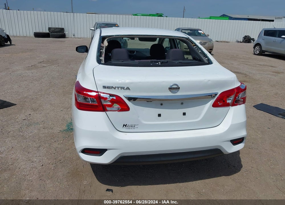 2018 NISSAN SENTRA VIN: 3N1AB7AP6JY299474