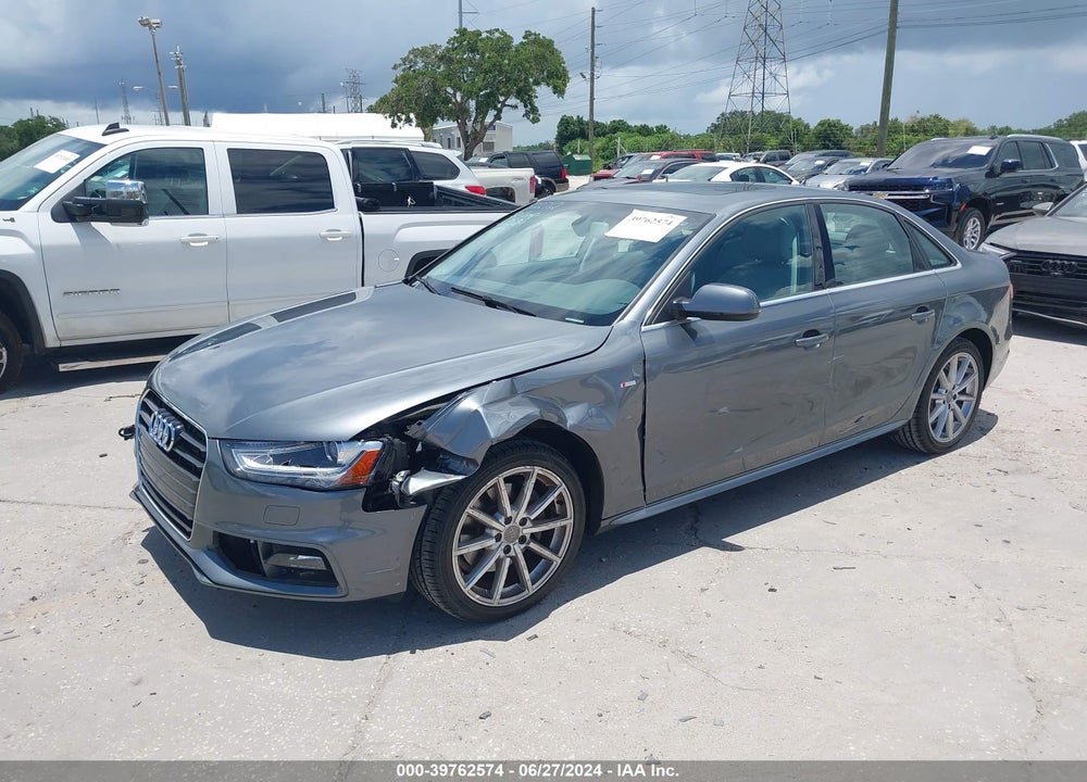2016 AUDI A4 2.0T PREMIUM VIN: WAUAFAFL5GN008020