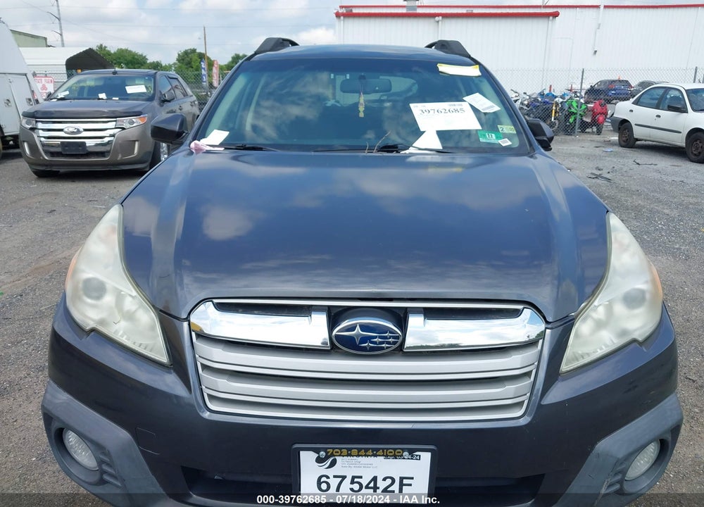 2013 SUBARU OUTBACK 2.5I PREMIUM VIN: 4S4BRBCC0D3205589