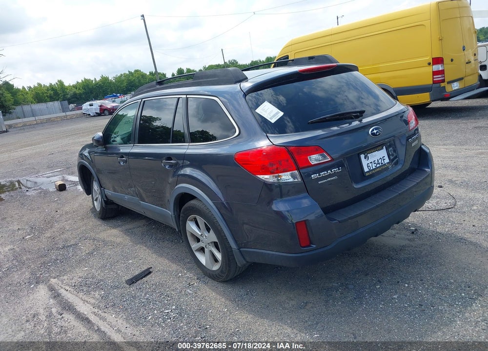 2013 SUBARU OUTBACK 2.5I PREMIUM VIN: 4S4BRBCC0D3205589