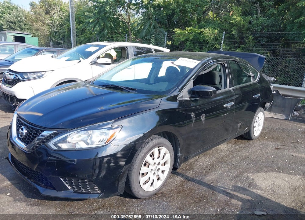 2016 NISSAN SENTRA S VIN: 3N1AB7APXGY271847