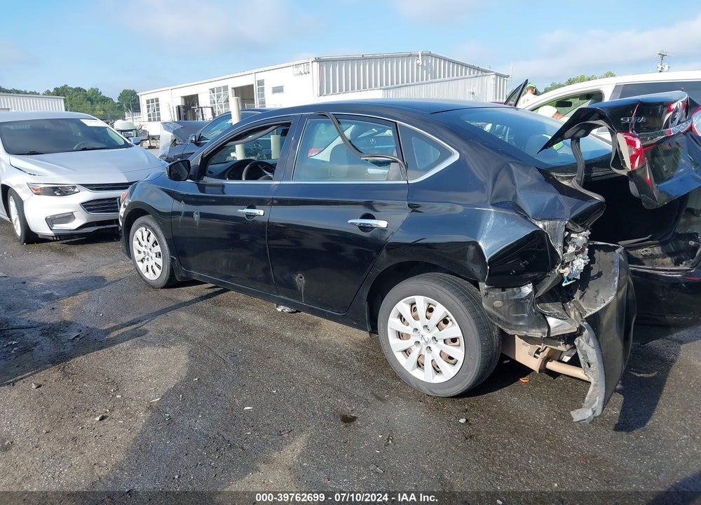 2016 NISSAN SENTRA S VIN: 3N1AB7APXGY271847