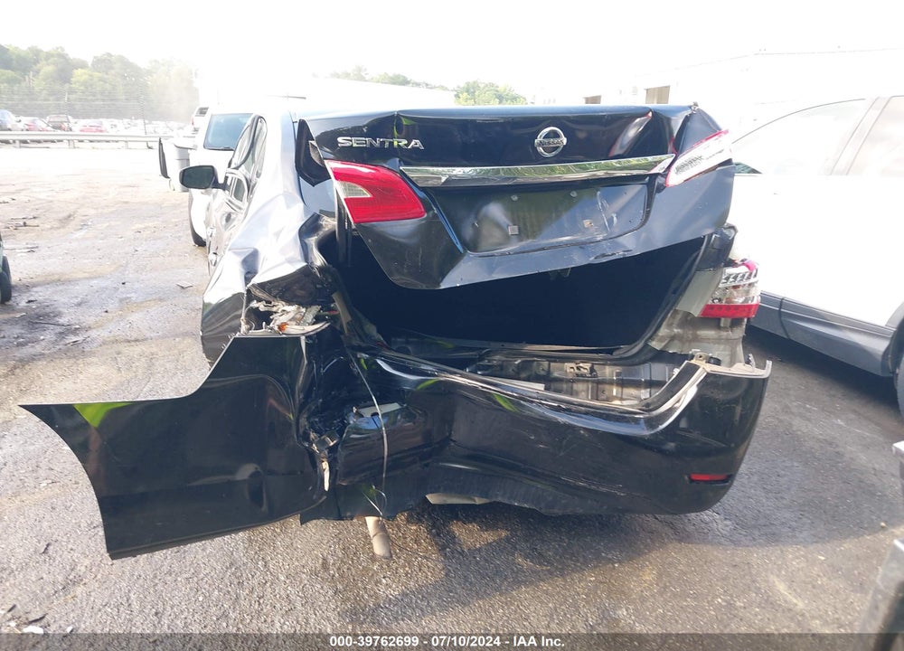 2016 NISSAN SENTRA S VIN: 3N1AB7APXGY271847