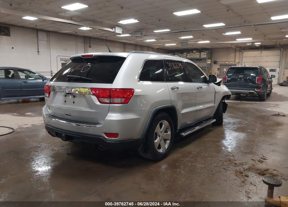 2012 JEEP GRAND CHEROKEE OVERLAND VIN: 1C4RJFCT8CC171367