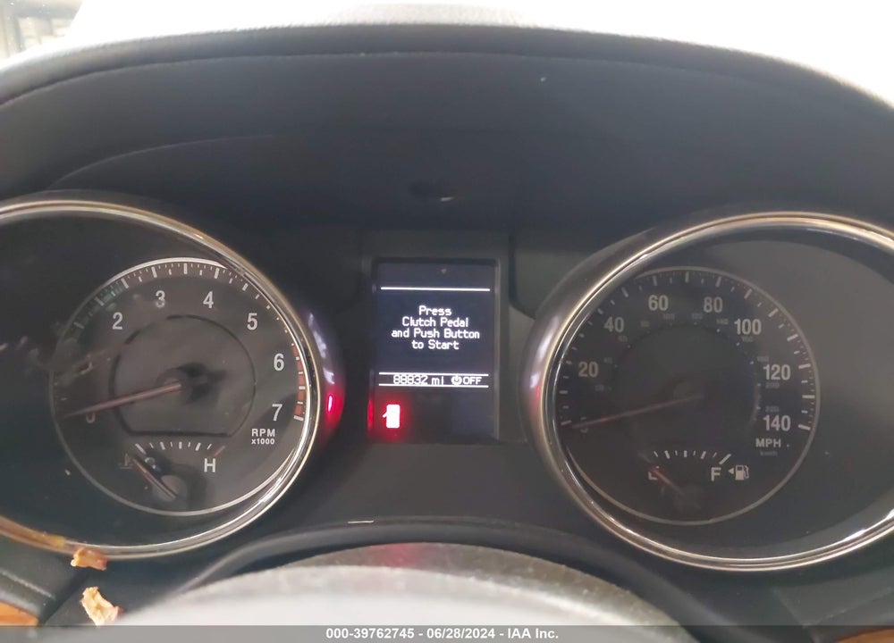 2012 JEEP GRAND CHEROKEE OVERLAND VIN: 1C4RJFCT8CC171367