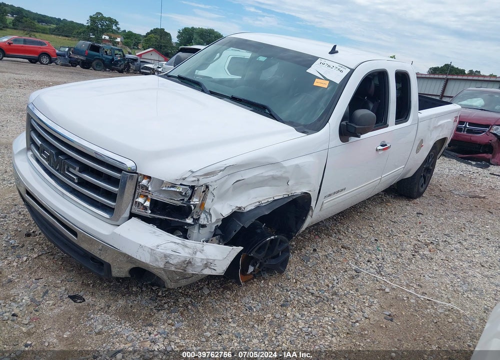 2013 GMC SIERRA 1500 SLE VIN: 1GTR2VE77DZ374594