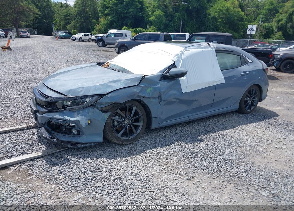 2020 HONDA CIVIC EX VIN: SHHFK7H66LU406164