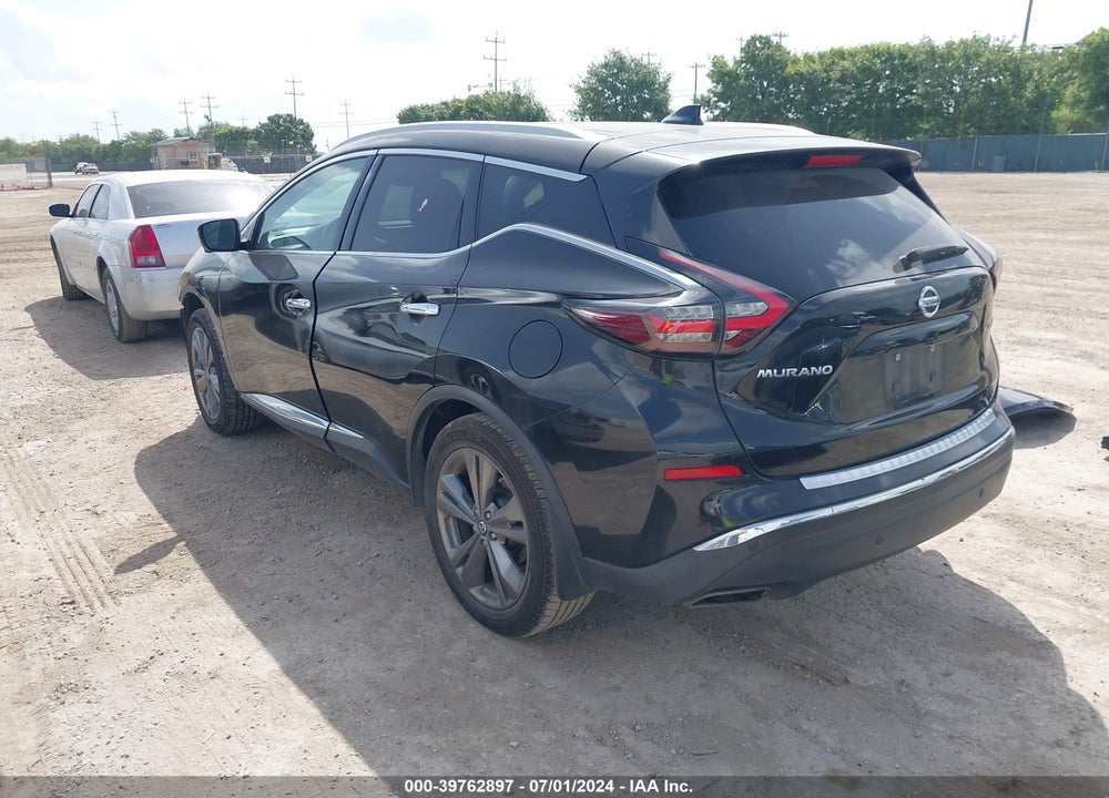 2019 NISSAN MURANO PLATINUM VIN: 5N1AZ2MJ3KN127299