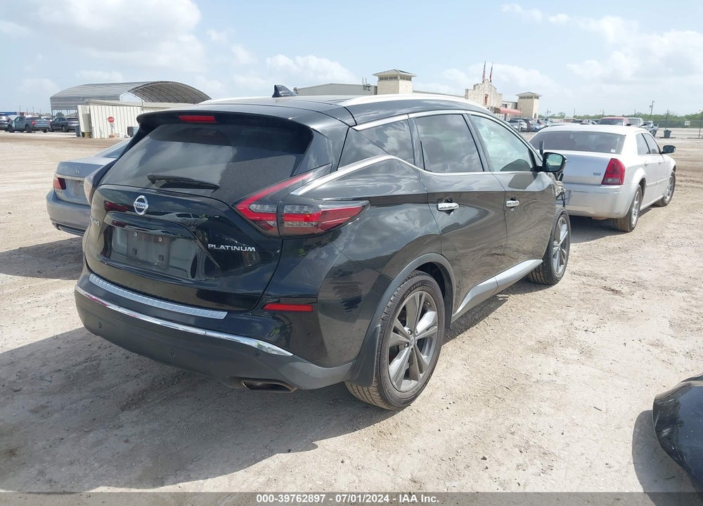 2019 NISSAN MURANO PLATINUM VIN: 5N1AZ2MJ3KN127299