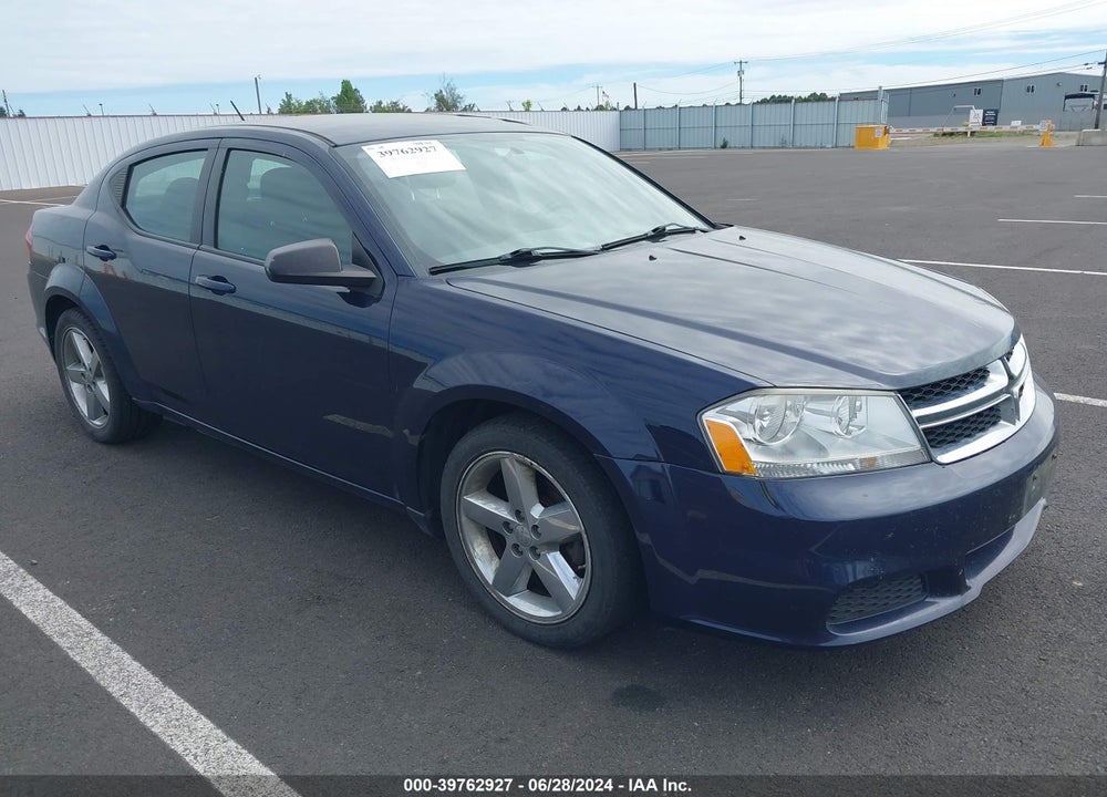 2014 DODGE AVENGER SE VIN: 1C3CDZAB0EN147374