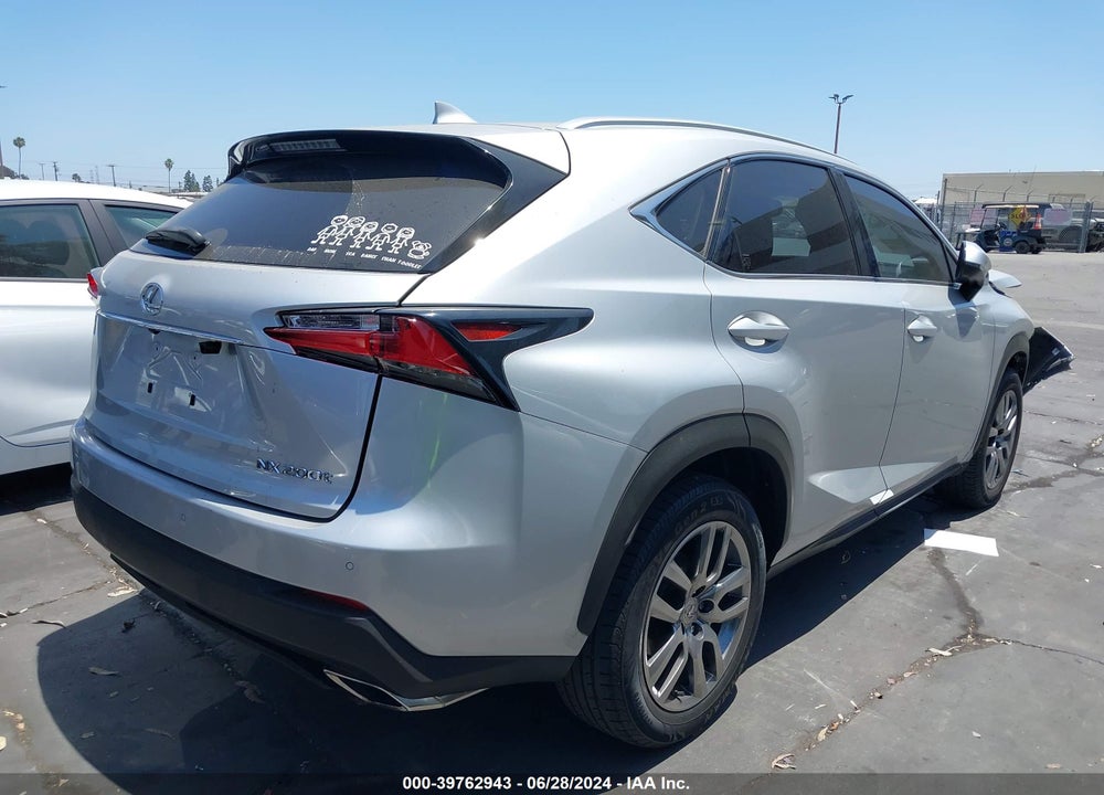2015 LEXUS NX 200T VIN: JTJYARBZ3F2015201