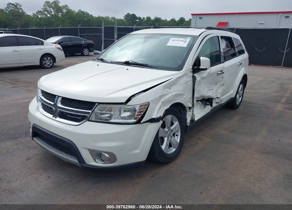2012 DODGE JOURNEY SXT VIN: 3C4PDCBG9CT144216