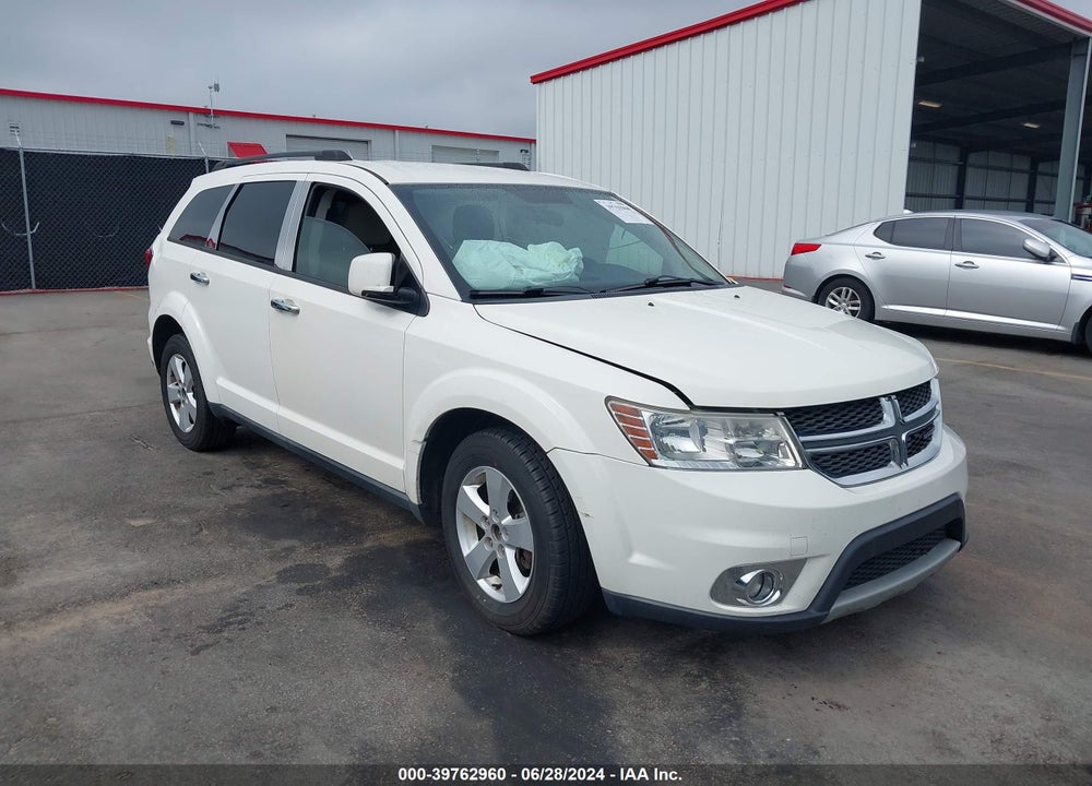 2012 DODGE JOURNEY SXT VIN: 3C4PDCBG9CT144216
