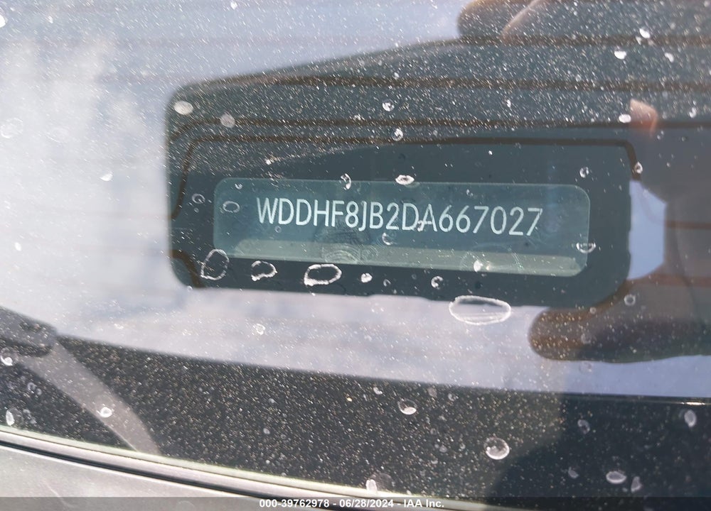 2013 MERCEDES-BENZ E 350 4MATIC VIN: WDDHF8JB2DA667027