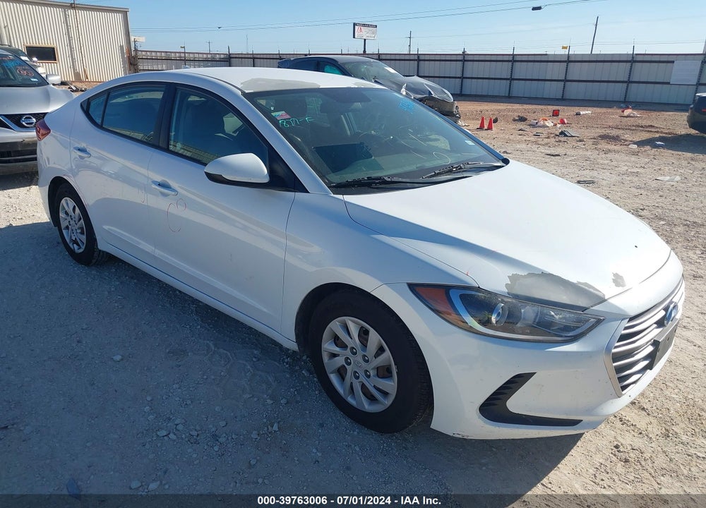 2017 HYUNDAI ELANTRA SE VIN: 5NPD74LF1HH173254