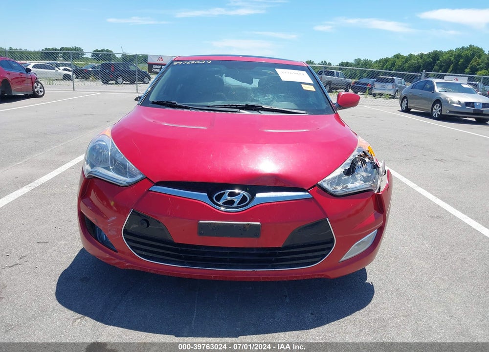 2013 HYUNDAI VELOSTER BASE W/GRAY VIN: KMHTC6AD3DU099240