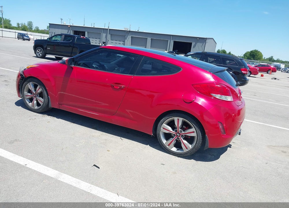 2013 HYUNDAI VELOSTER BASE W/GRAY VIN: KMHTC6AD3DU099240