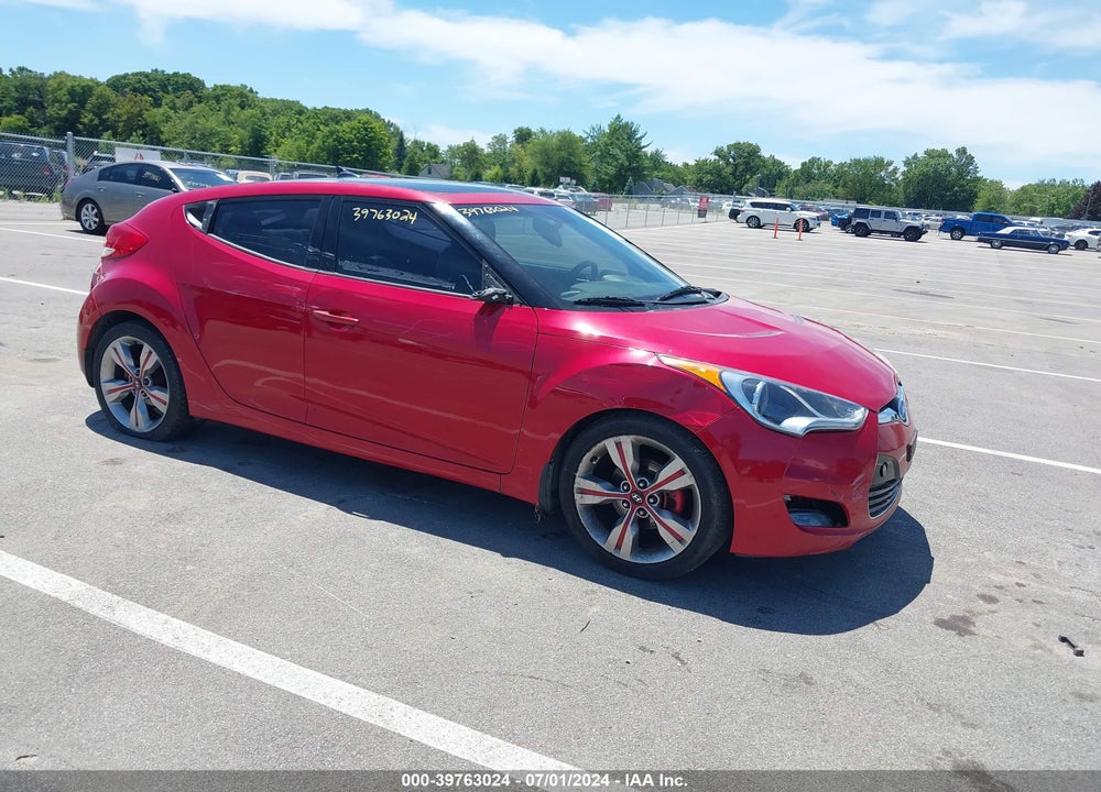 2013 HYUNDAI VELOSTER BASE W/GRAY VIN: KMHTC6AD3DU099240