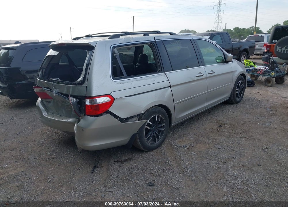 2005 HONDA ODYSSEY TOURING VIN: 5FNRL38895B094771