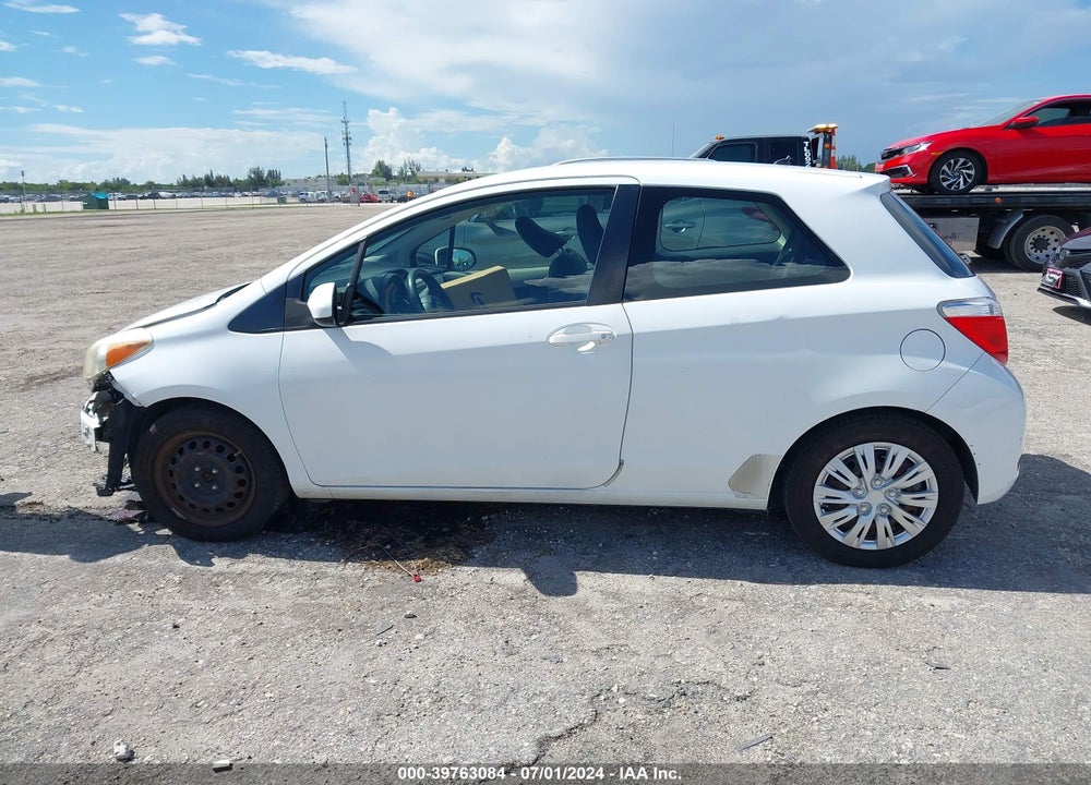 2013 TOYOTA YARIS L VIN: JTDJTUD38DD564727