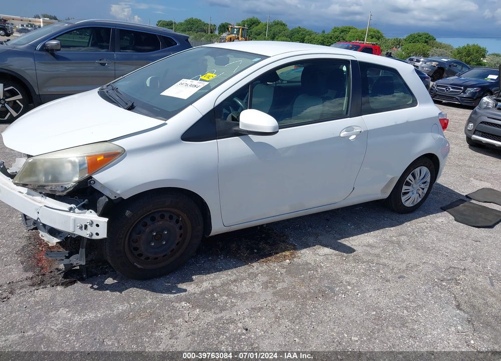 2013 TOYOTA YARIS L VIN: JTDJTUD38DD564727