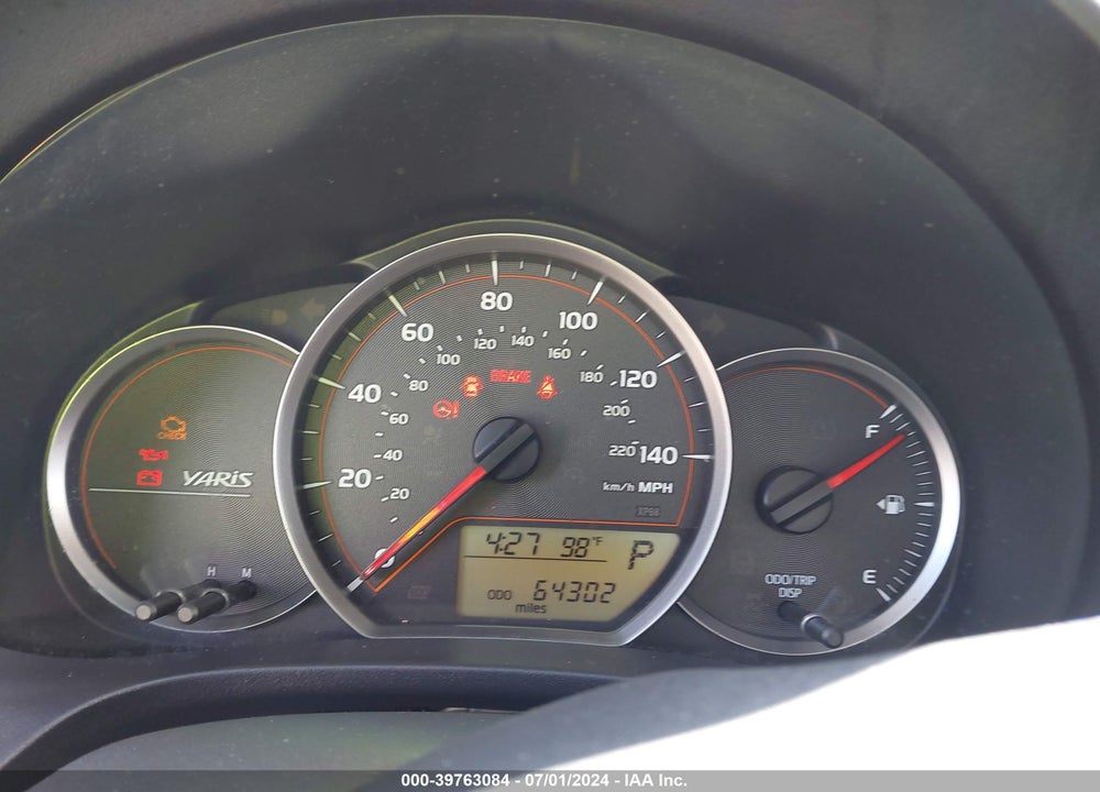 2013 TOYOTA YARIS L VIN: JTDJTUD38DD564727