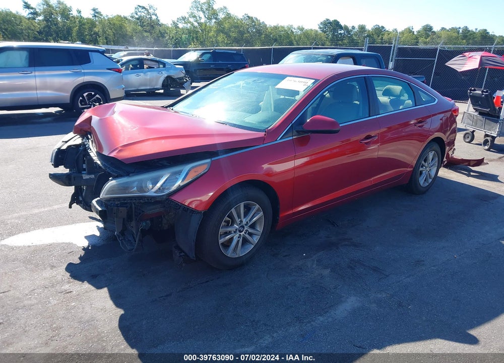 2016 HYUNDAI SONATA SE VIN: 5NPE24AF9GH283117