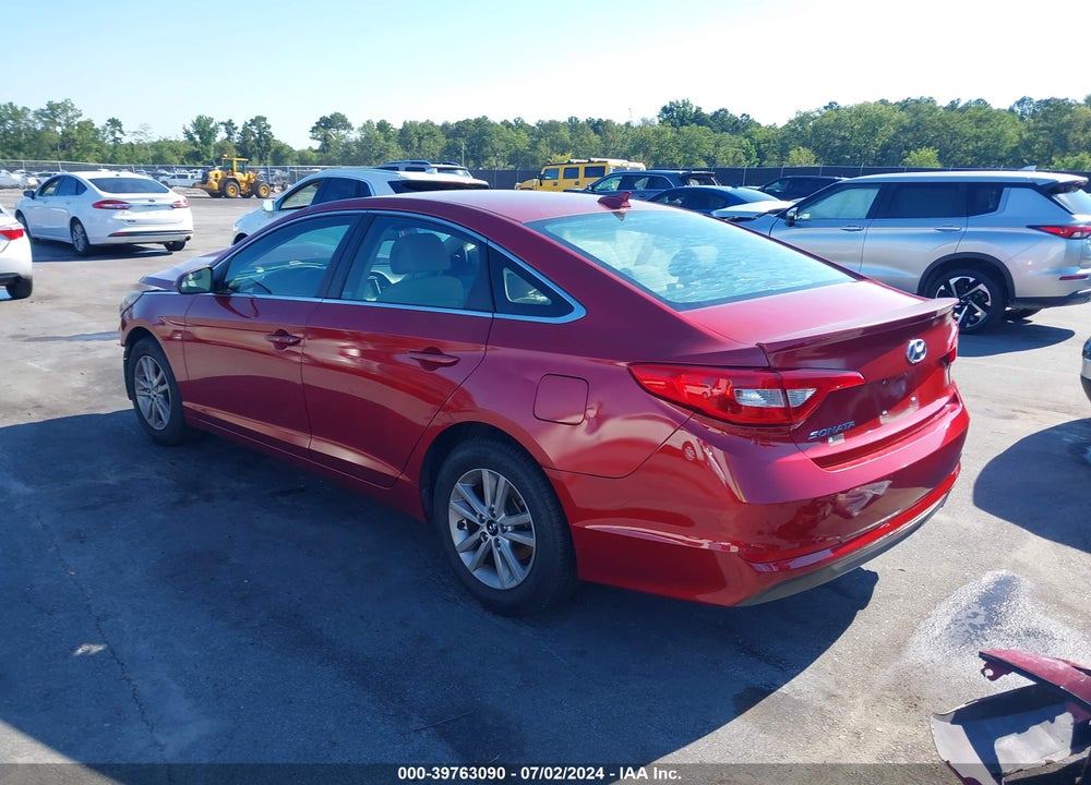 2016 HYUNDAI SONATA SE VIN: 5NPE24AF9GH283117