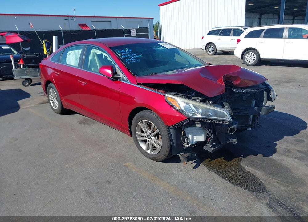 2016 HYUNDAI SONATA SE VIN: 5NPE24AF9GH283117