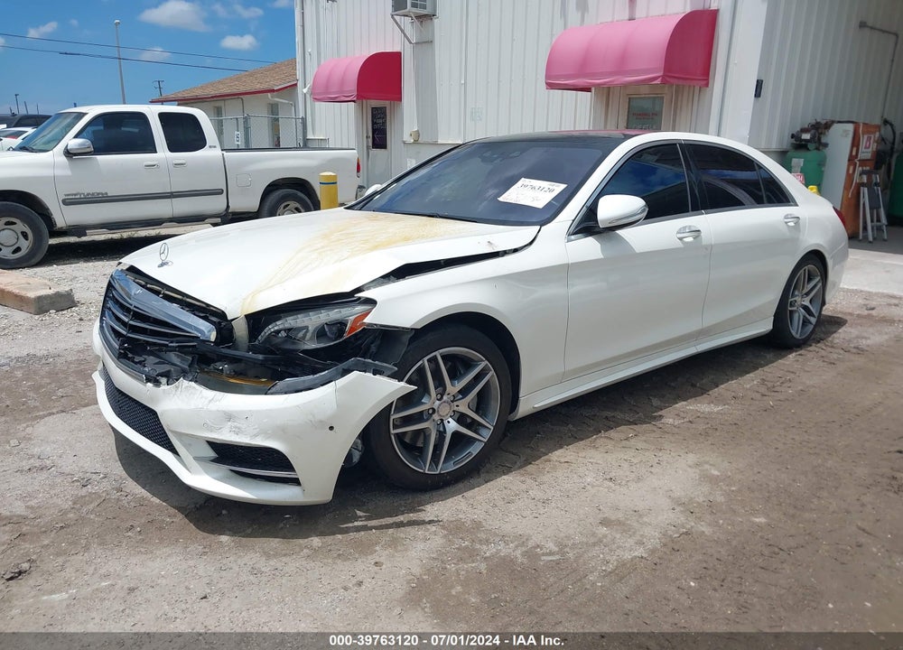 2014 MERCEDES-BENZ S 550 VIN: WDDUG8CB8EA021078