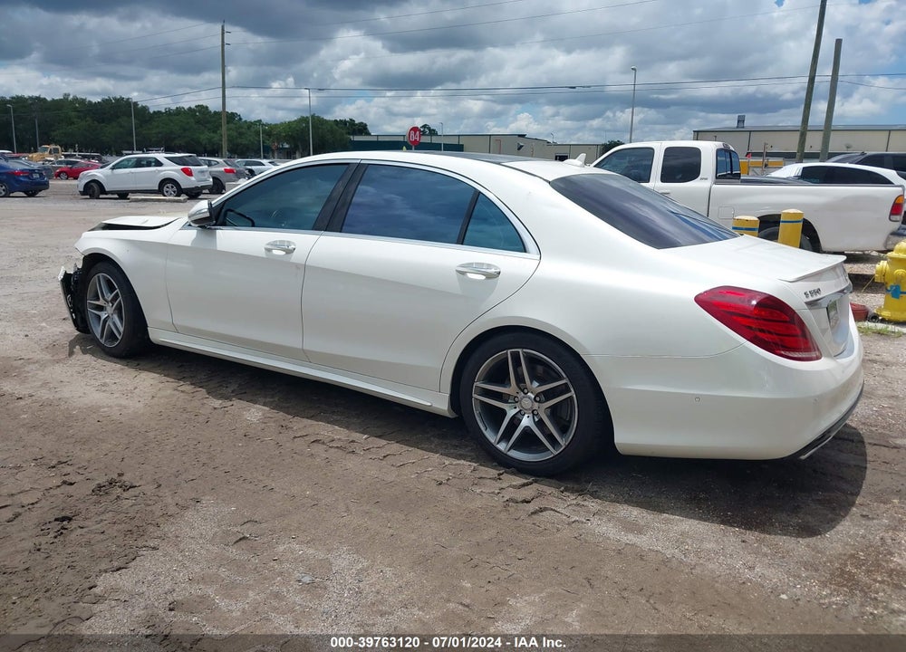 2014 MERCEDES-BENZ S 550 VIN: WDDUG8CB8EA021078
