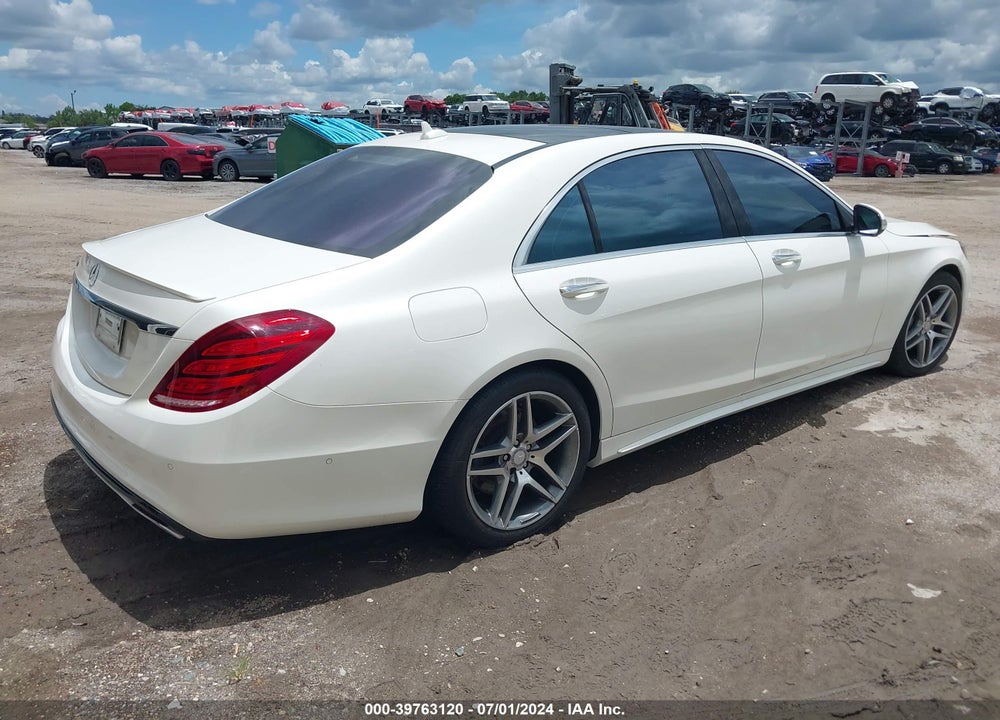 2014 MERCEDES-BENZ S 550 VIN: WDDUG8CB8EA021078