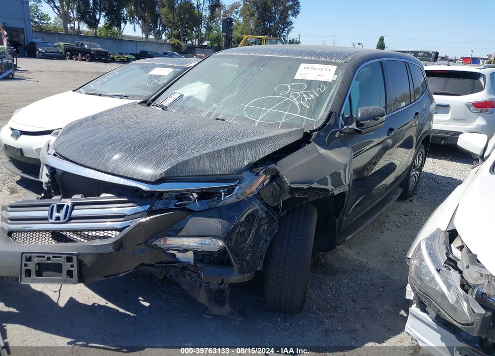 2017 HONDA PILOT VIN: 5FNYF5H51HB019944