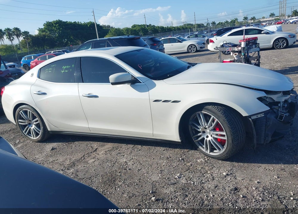 2014 MASERATI GHIBLI S Q4 VIN: ZAM57RTA8E1109541