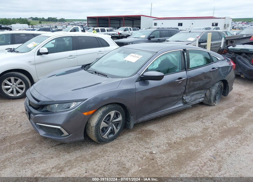 2021 HONDA CIVIC LX VIN: 2HGFC2F66MH502779