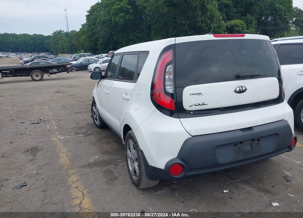 2016 KIA SOUL VIN: KNDJN2A25G7345480