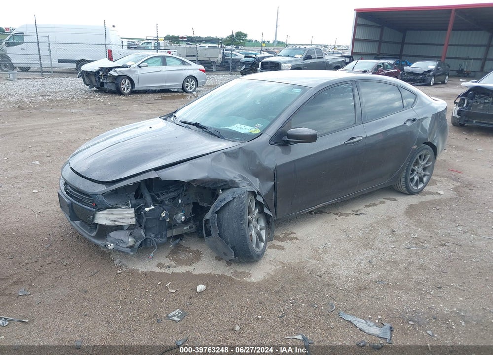 2014 DODGE DART SXT VIN: 1C3CDFBB6ED767827