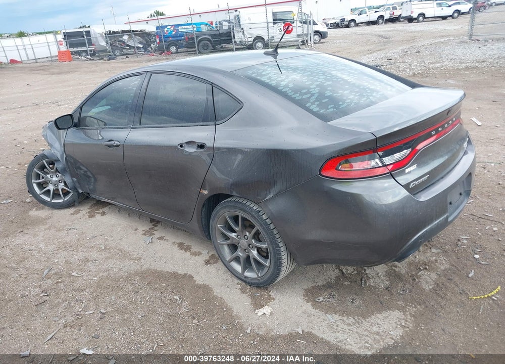 2014 DODGE DART SXT VIN: 1C3CDFBB6ED767827