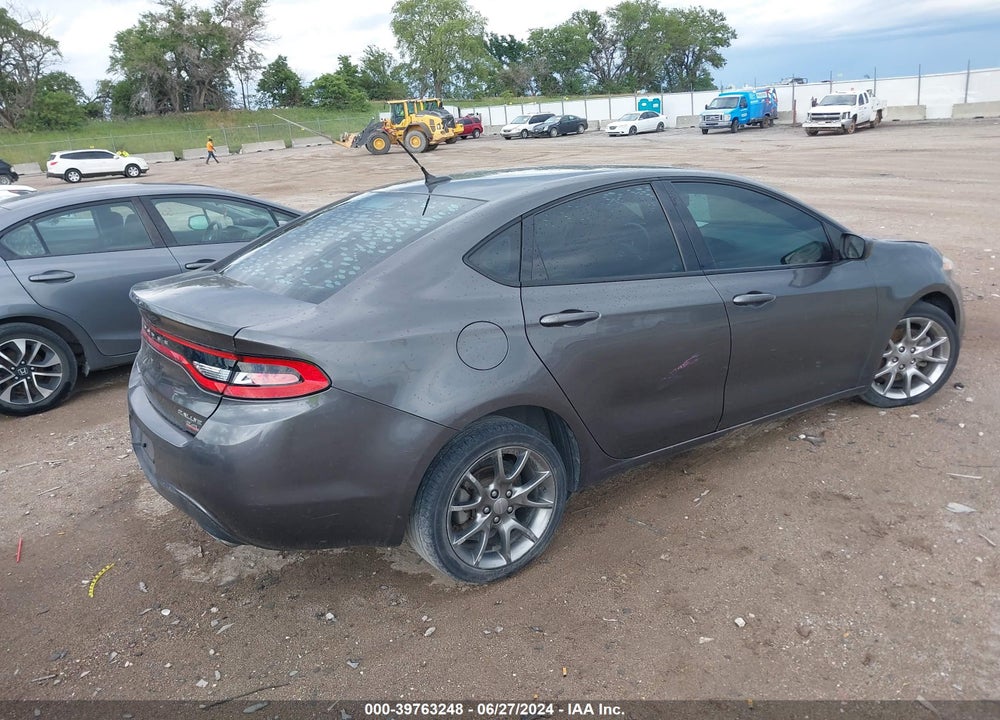 2014 DODGE DART SXT VIN: 1C3CDFBB6ED767827