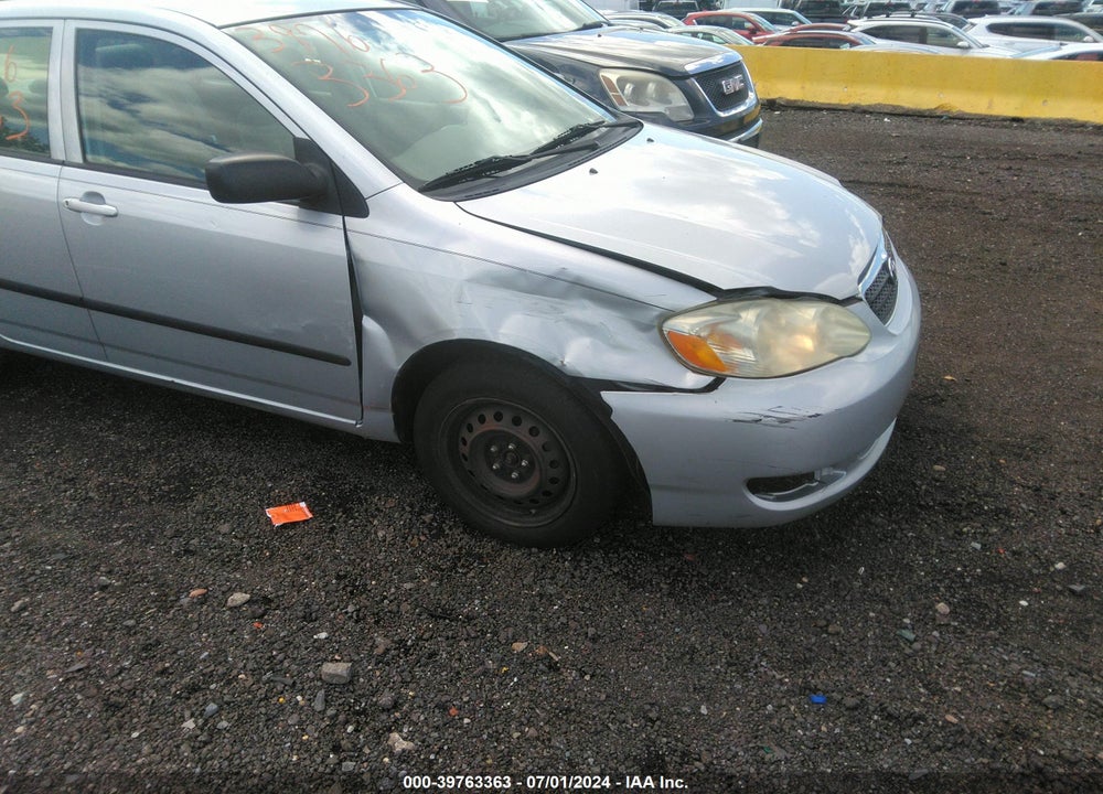 2008 TOYOTA COROLLA CE VIN: 2T1BR32E48C887662