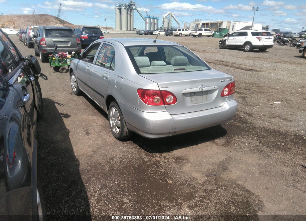 2008 TOYOTA COROLLA CE VIN: 2T1BR32E48C887662