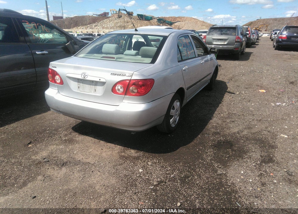 2008 TOYOTA COROLLA CE VIN: 2T1BR32E48C887662