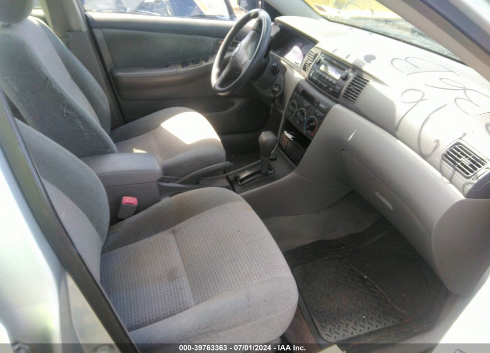 2008 TOYOTA COROLLA CE VIN: 2T1BR32E48C887662