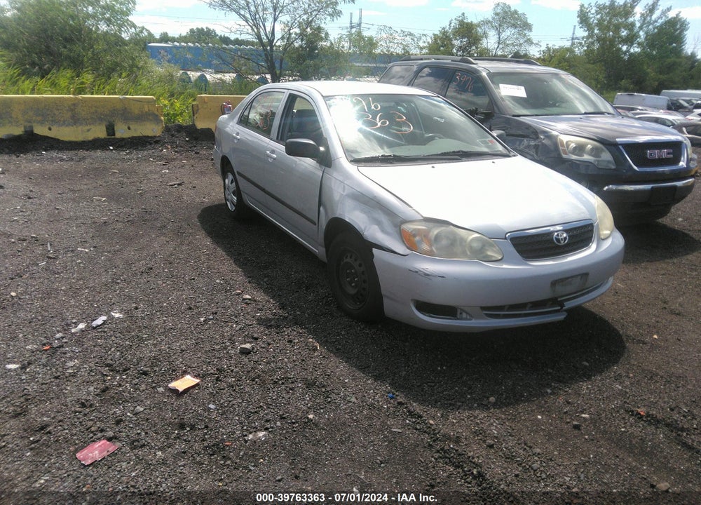 2008 TOYOTA COROLLA CE VIN: 2T1BR32E48C887662
