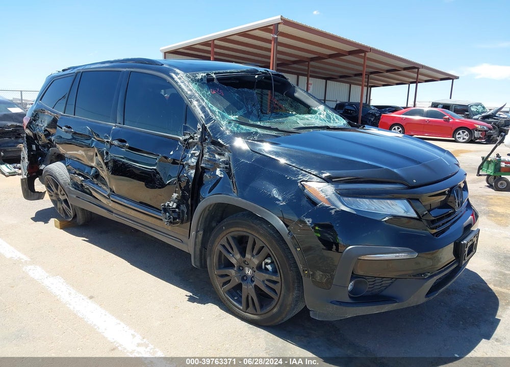 2022 HONDA PILOT AWD BLACK EDITION VIN: 5FNYF6H72NB059758