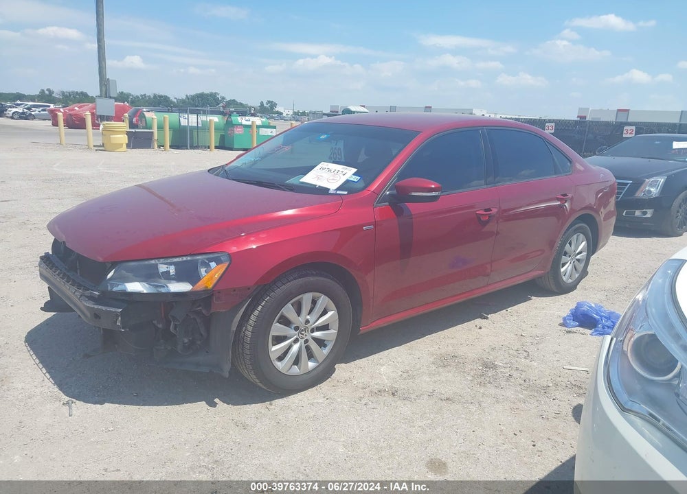2015 VOLKSWAGEN PASSAT 1.8T WOLFSBURG EDITION VIN: 1VWAT7A38FC014424