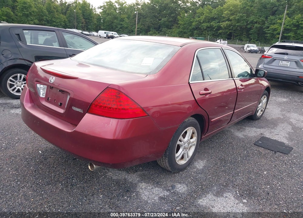2006 HONDA ACCORD 2.4 SE VIN: 1HGCM56396A008456